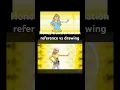 Miraculous transformation reference vs drawing