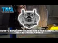 How to Replace Front Wheel Bearing Hub Assemblies 2007-2012 Nissan Versa