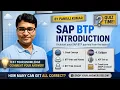 1 Cloud Concept BTP Intro and History BTP Trial Account setup ADT Set up Table Creation
