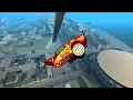 Lagu MEGA RAMP Realistic Crash Test | Lightning McQueen VS Jackson Storm \u0026 MORE! Ep.2 | GTA SAN ANDREAS