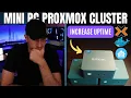 Mini PC Home Server Proxmox Cluster w High Availability Docker Jellyfin Home Assistant