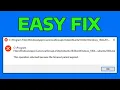 How To Fix Operation Returned Because Timeout Period Expired