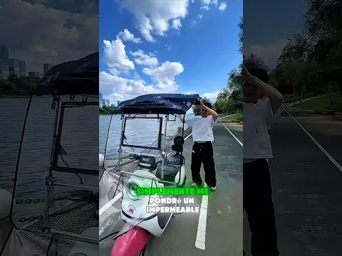 ¡Rechazó el Paraguas, Pero Este Techo Podía Protegerla de Todo! ☂️🤯 #shorts