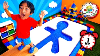 Ryan Dad Summer Fun Jump Through Impossible Shapes Challenge