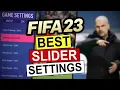 I FIXED FIFA 23 - Best Slider Game Settings for the most enjoyable Career Mode Experience