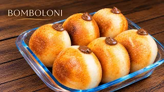 Easy Bomboloni Recipe | Italian Donuts Filled With Nutella
