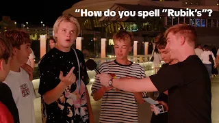 Asking Strangers Rubik's Cube Questions