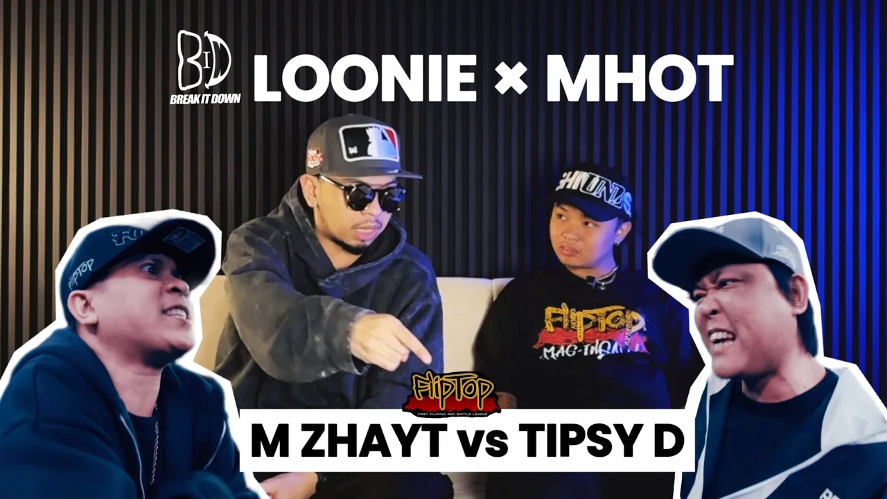 LOONIE × MHOT | BREAK IT DOWN: Rap Battle Review E307 | FLIPTOP: M ZHAYT vs TIPSY D