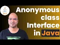 4 Java Tutorial Anonymous class with Interface