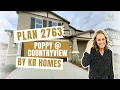 Plan 2763 by KB Homes 2 763 SF Model Home Tour Countryview Homeland