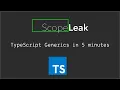 TypeScript Generics in 5 min
