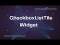 CheckboxListTile Widget Flutter