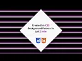 How to create background pattern using CSS Glowing Lines