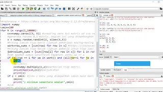 Assignment Problem with Python 03 Generate Alternative X decision Variable