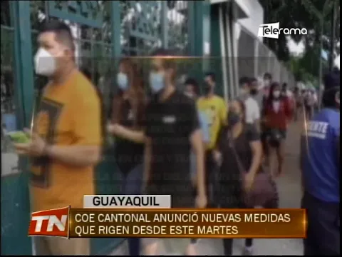 COE cantonal anunció nuevas medidas que rigen desde este martes