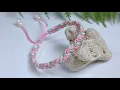 DIY Friendship Bracelet in 3 Colors Macrame Bracelet Tutorial