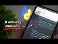 Programming on a Smartphone for 7 Days Actually Works