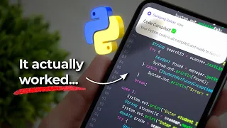 Programming on a Smartphone for 7 Days Actually Works