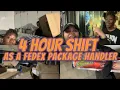 what it s like working as a FEDEX PACKAGE HANDLER inside scoop