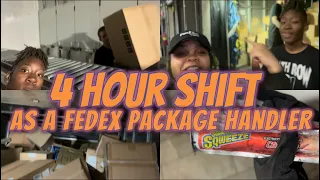what it s like working as a FEDEX PACKAGE HANDLER inside scoop