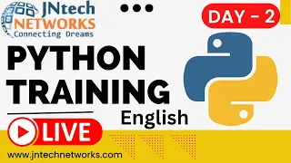 Python Training Learn Full Training Course for Beginners Python Course Day 2 English batch