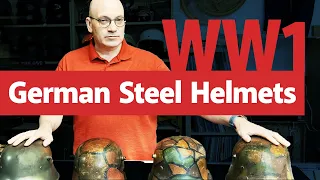 WW1 German Steel Helmets M16 M17 M18 including ultra-rare size 60 the most difficult size to find
