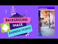How to Create background image in android studio Android studio Tutorials points