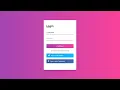 Animated Login Form using HTML And CSS