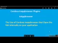 InAppbrowser plugin in Cordova application