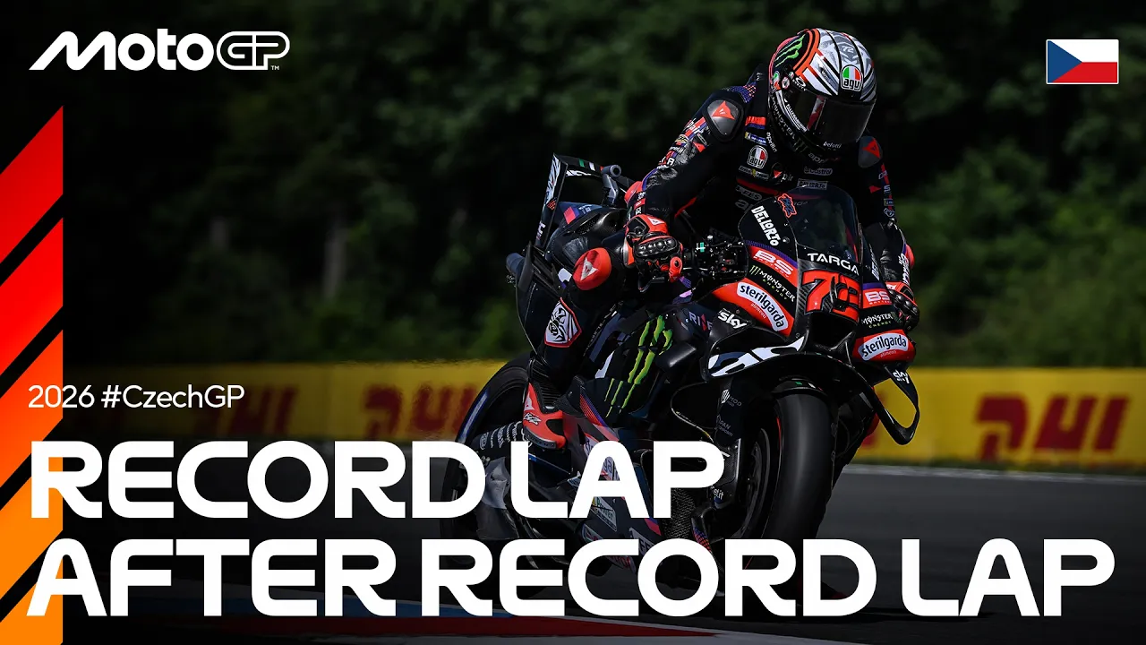 Destroying the record in the last 5 minutes of MotoGP Practice 🤯 | 2026 Czech GP