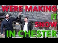 Making it Snow at our 16M Proposed Hotel Development in Chester
