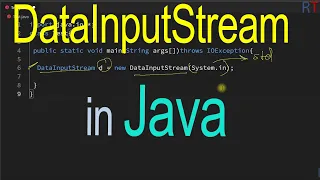 Java-56 - DataInputStream Class in Java User Input In Java