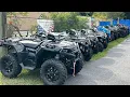 Polaris Sportsman ATVs on the lot
