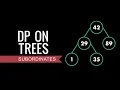 DP on Trees Subordinates