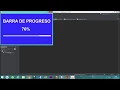 Uso de Progress Bar o barra de progreso en java - netbeans CODIGO FUENTE