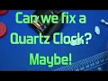 Battery Operated Wall Clock Doesn t Work Let s Fix It