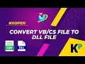 Convert File to DLL File NXOpen Customization and Programming Parametric Krish
