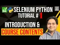 Selenium Python Tutorial - Introduction to Python Selenium Training