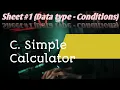 C Simple Calculator