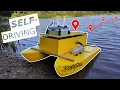 We built a Self-Driving RC Boat ArduPilot Rover