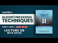 3 7 Algorithm Design Techniques Explained - Chp 3