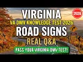 Virginia DMV Road Signs Practice Test 2026 50 Must-Know Permit Test Questions