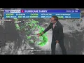 Friday night tropical update Tammy Cat 1 storm
