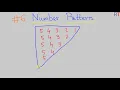 Number Pattern in Java Java Pattern Printing