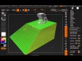 ZBrush 4r7 Creating 3D Architectural Models Using ArrayMesh