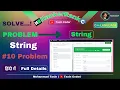 String Problem in C HackerRank problem solving Tasin Coder