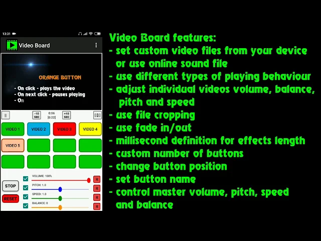 Video Board - demo video