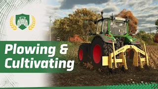 Tutorial How to PLOW CULTIVATE Basics Farming Simulator Academy