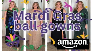 AFFORDABLE MARDI GRAS BALL GOWNS AMAZON HAUL