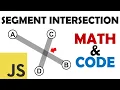 Segment intersection formula explained